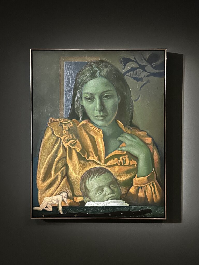 peinture vierge victor man